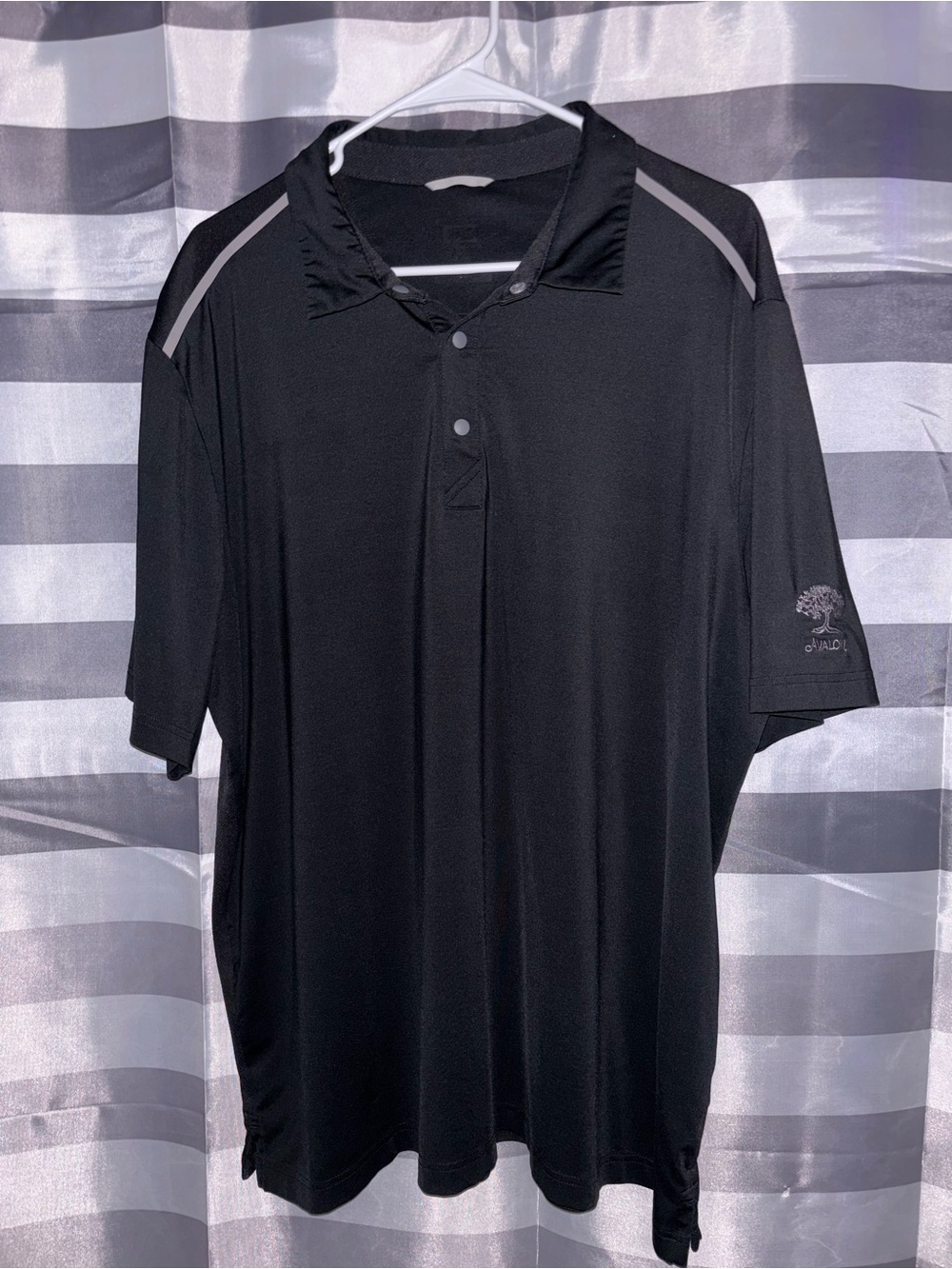Cutter & Buck Avalon Men's Black Performance Polo Shirt